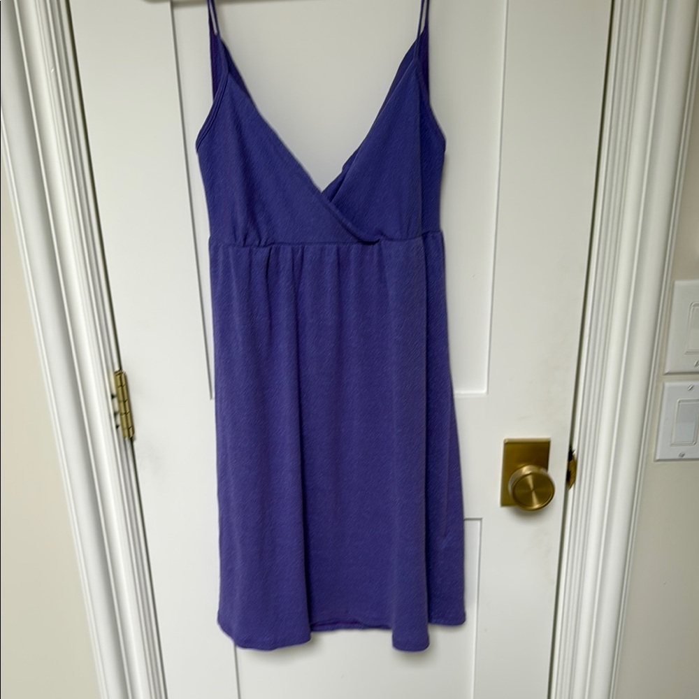 Michael Stars Darling Purple Spaghetti Strap Mini Dress!